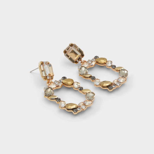 Lamasax in Champagne - Chandelier earrings - Champagne