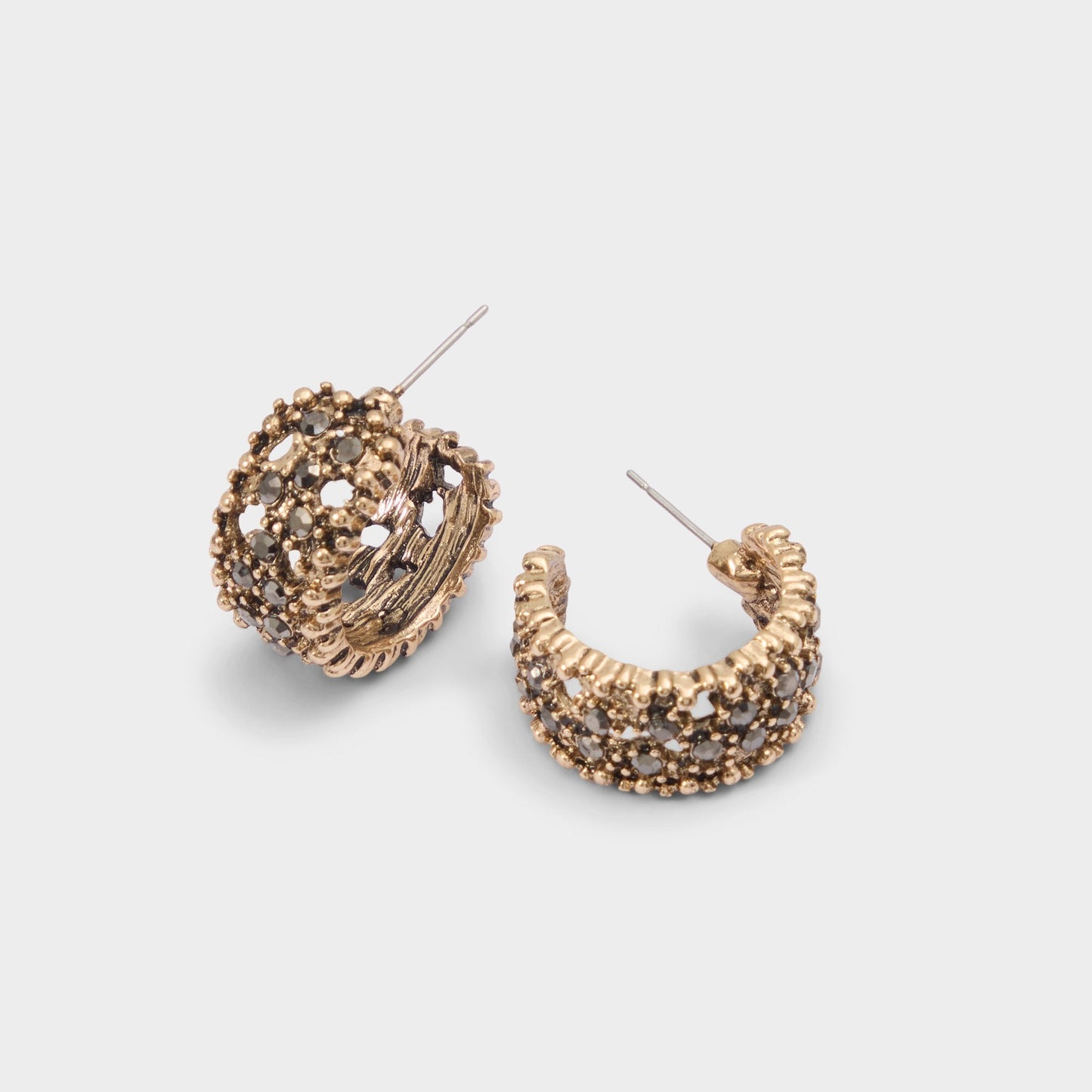 Maplevale in Grey - Hoop earrings - Grey