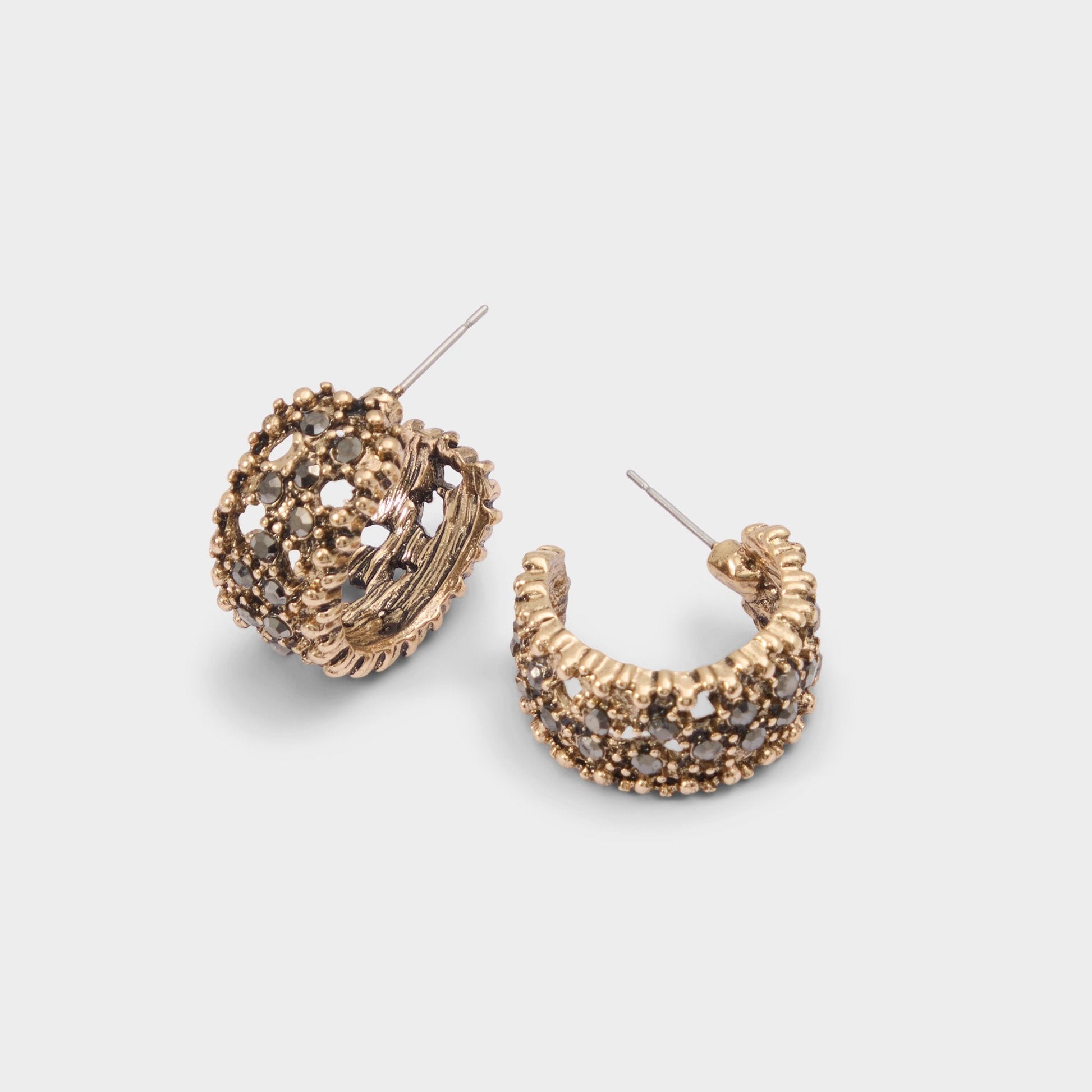 Maplevale in Grey - Hoop earrings - Grey