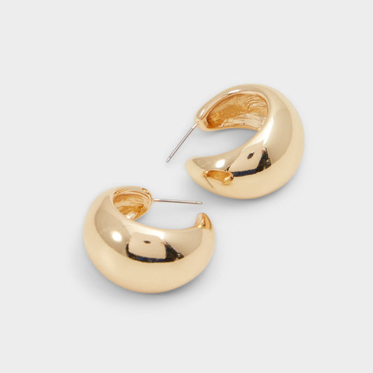 Aludra Gold Women's Earrings - Hoop earrings - Gold