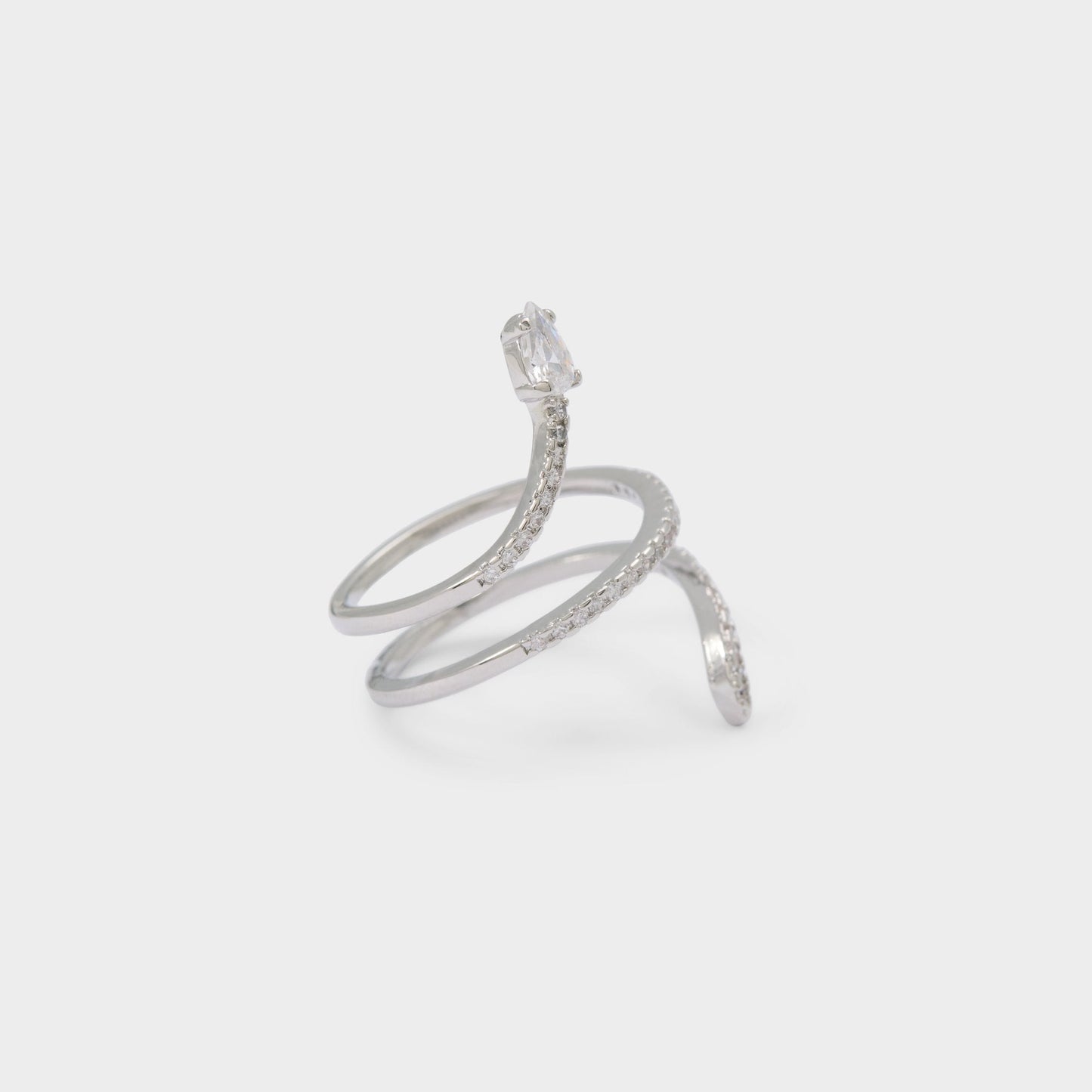 Mirienad in Silver Clear Multi - Ring - Silver/clear multi