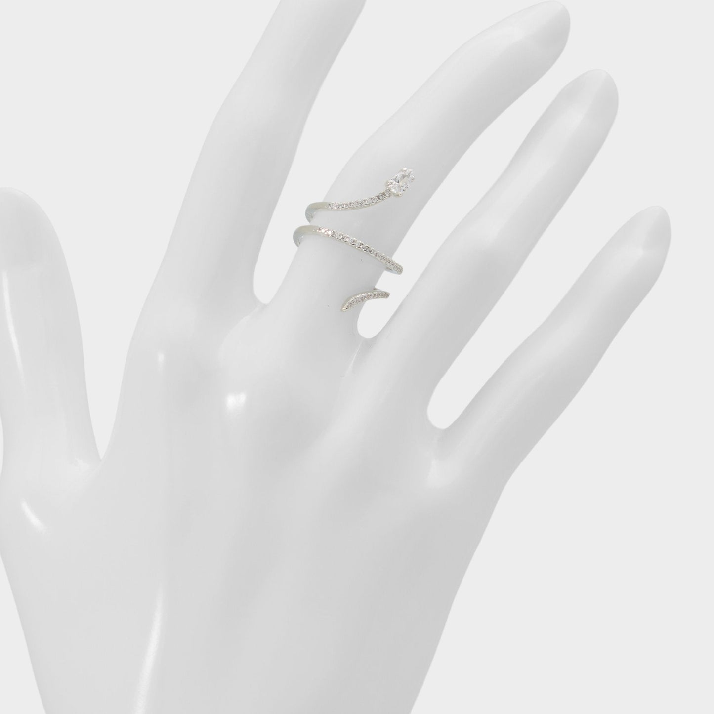 Mirienad in Silver Clear Multi - Ring - Silver/clear multi