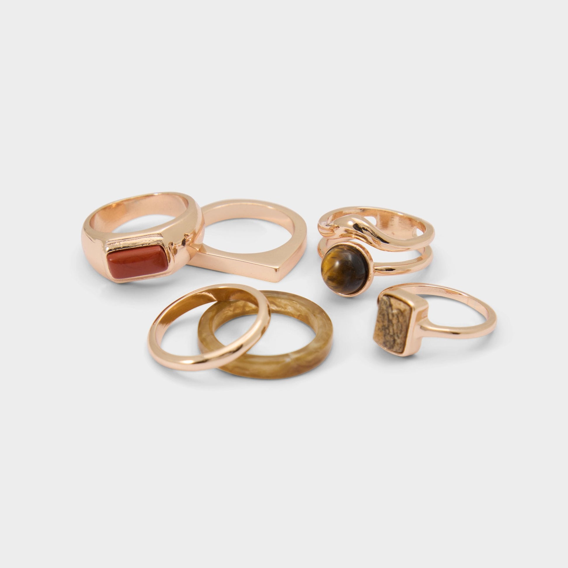 Ammara Other Brown Women's Rings - Stackable rings - Other brown