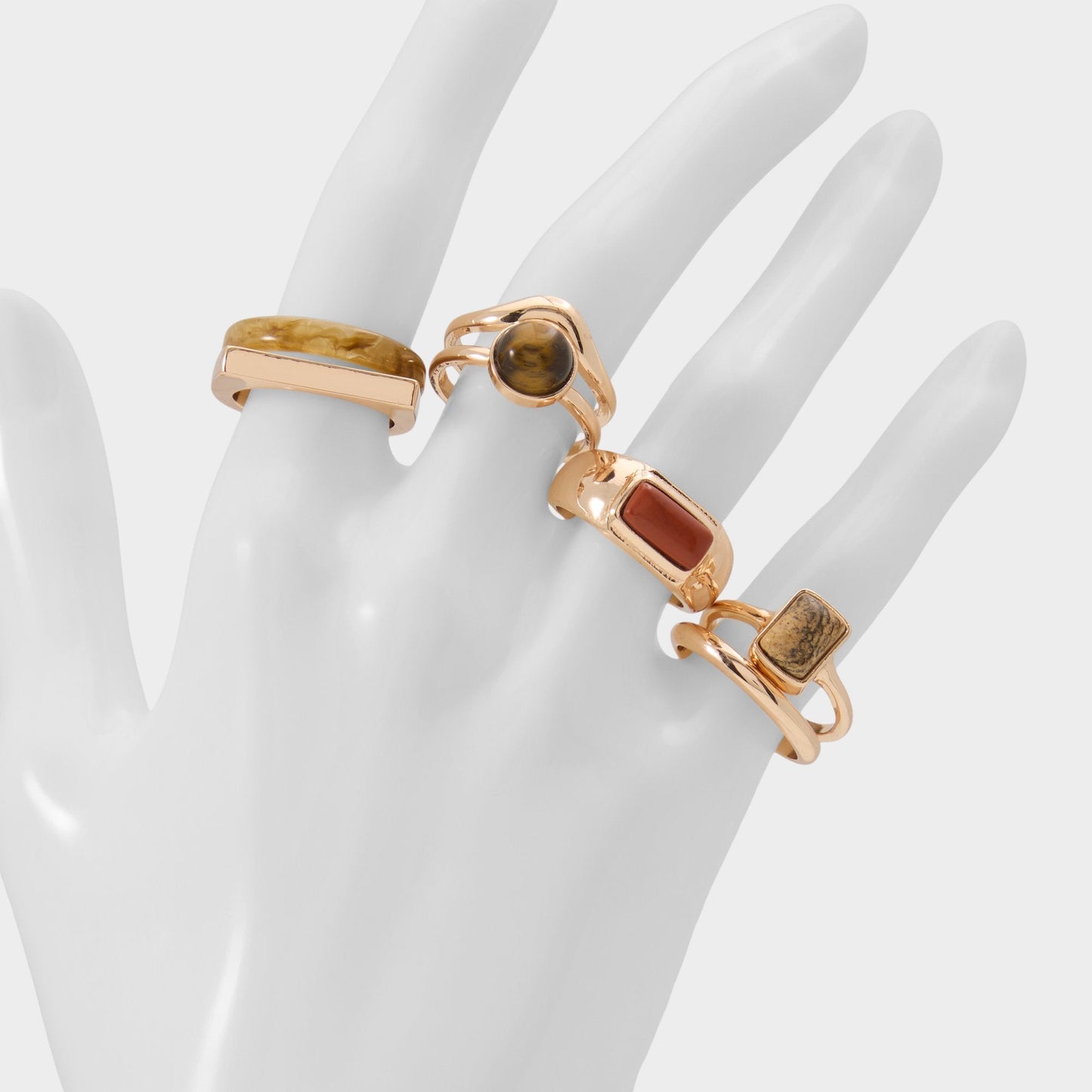 Ammara Other Brown Women's Rings - Stackable rings - Other brown