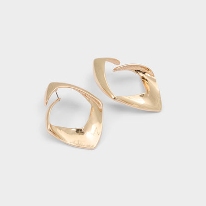 Geolia in Gold - Statement earrings - Gold