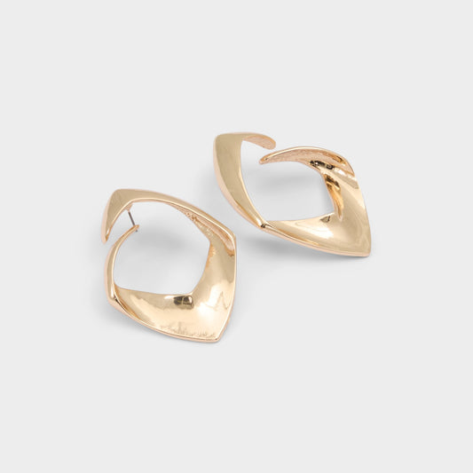 Geolia in Gold - Statement earrings - Gold