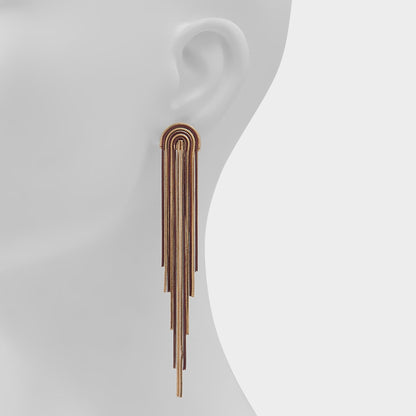 Dalloryn Light Brown Women's Earrings -  - Light brown