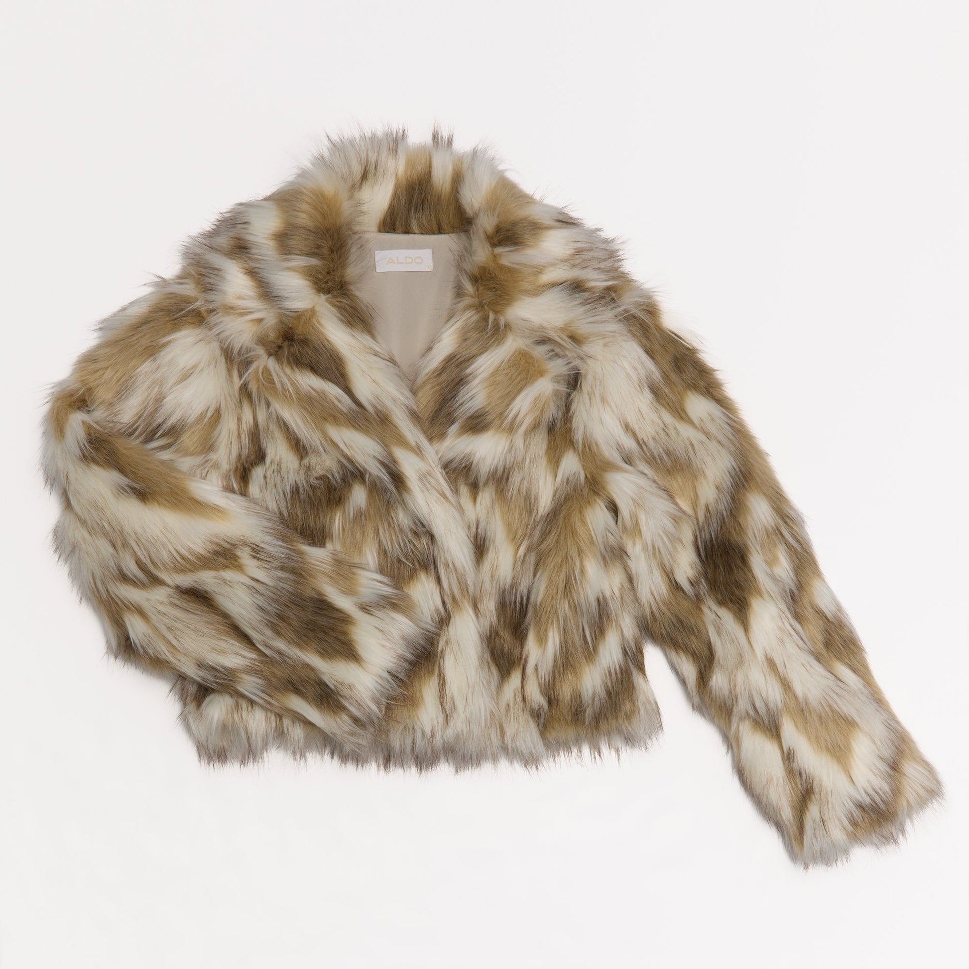 Alpenglow in Ice - Faux fur jacket - Ice
