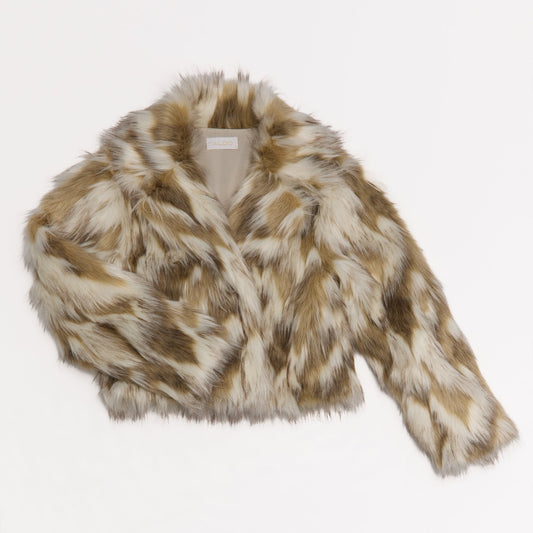 Alpenglow in Ice - Faux fur jacket - Ice