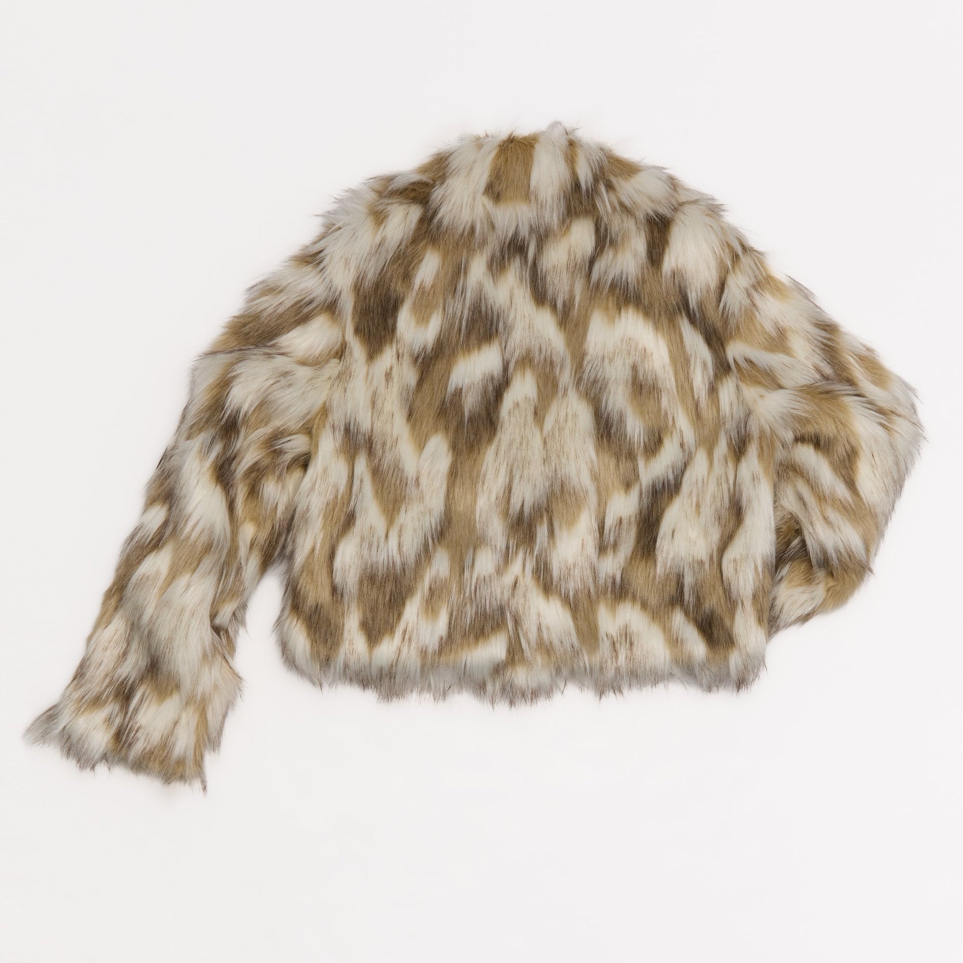 Alpenglow in Ice - Faux fur jacket - Ice