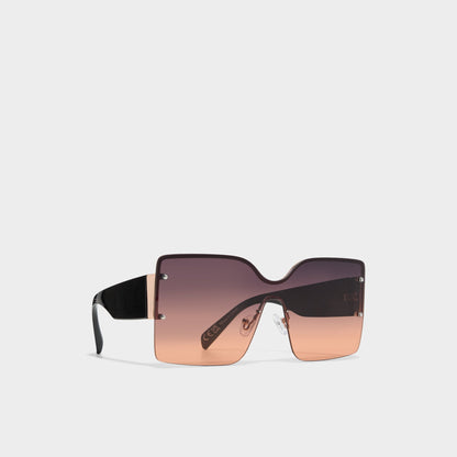 Lalaendrax Black/Gold Multi Women's Square - Square sunglasses - Black/Gold Multi