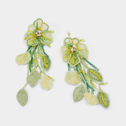 Ciitrinna Other Green Women's Earrings - Chandelier earrings - Other Green