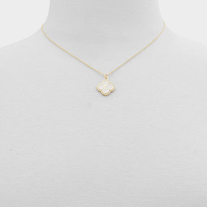 Broisa Gold Women's Cubic Zirconia - Necklace - Gold