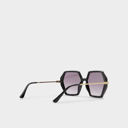 Yboa Black/Gold Multi Women's Statement sunglasses - Sunglasses - Black/Gold Multi