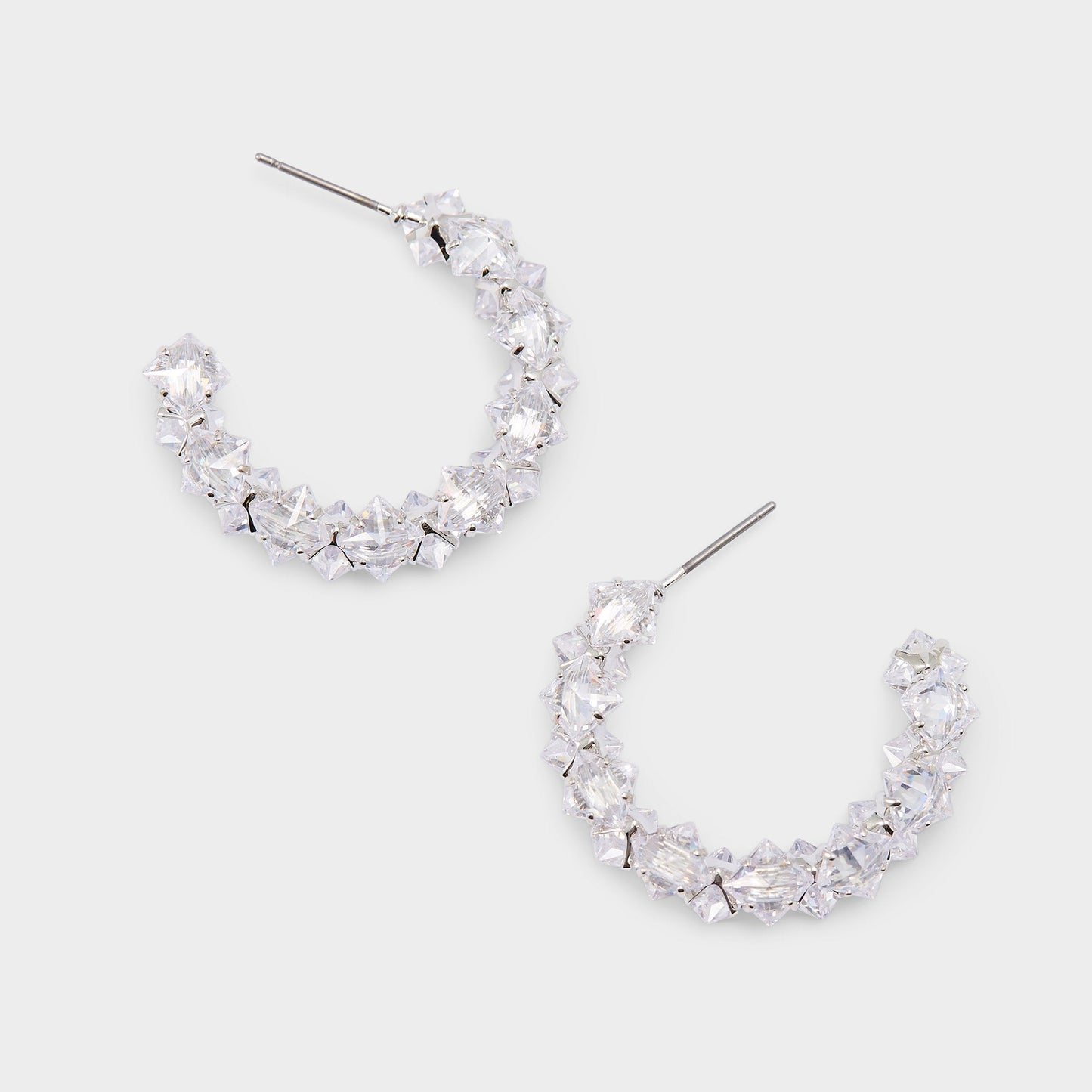 Adedrimar Silver/Clear Multi Women's Cubic Zirconia - Earrings - Silver/clear multi