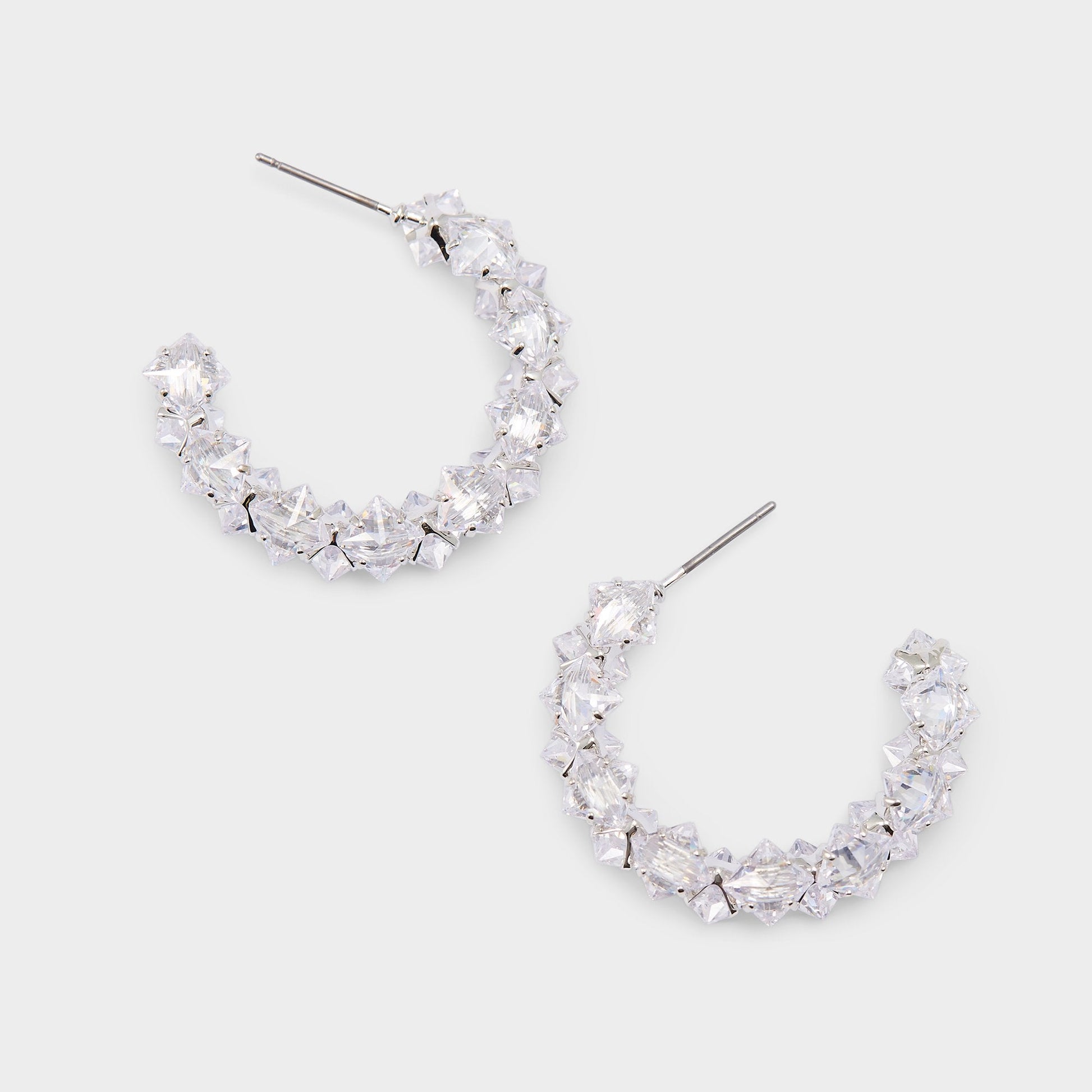 Adedrimar Silver/Clear Multi Women's Cubic Zirconia - Earrings - Silver/clear multi
