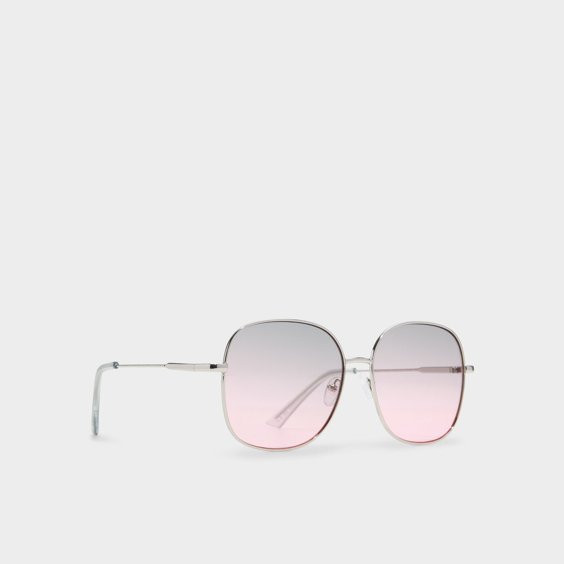 Grasien Silver Women's Square - Square sunglasses - Silver