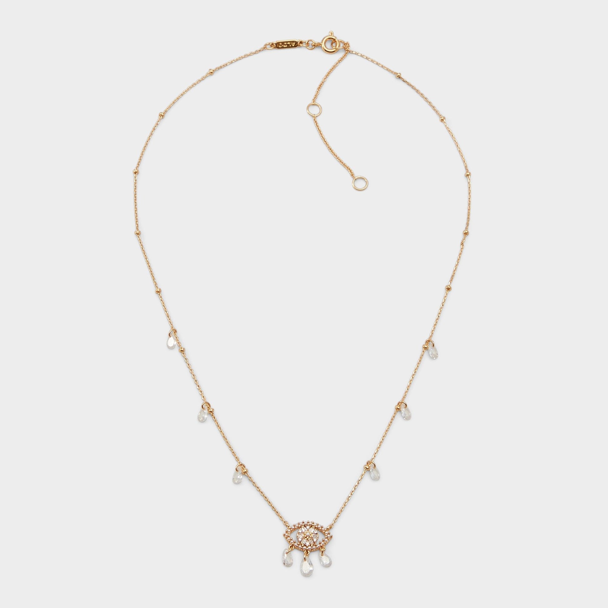 Umiramas Light Blue Women's Cubic Zirconia - Necklace - Light Blue