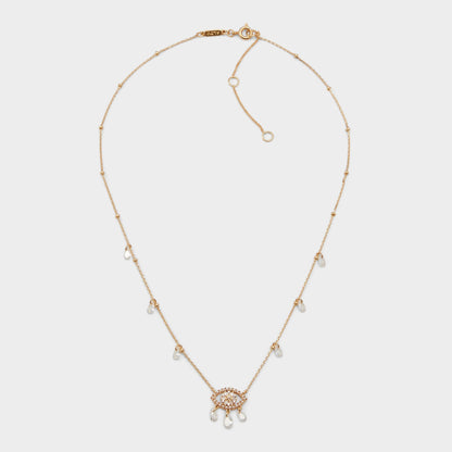 Umiramas Light Blue Women's Cubic Zirconia - Necklace - Light Blue