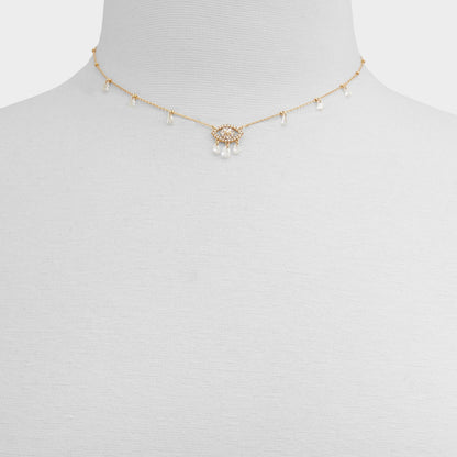 Umiramas Light Blue Women's Cubic Zirconia - Necklace - Light Blue