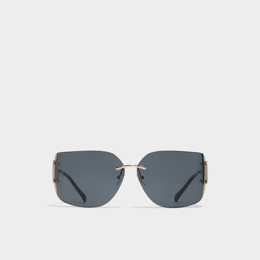 Pigowenx Gold Women's Square - Square sunglasses - Gold