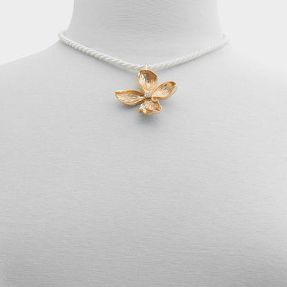 Chicadellicc Gold/Clear Multi Women's Necklaces - Necklace - Gold/Clear Multi