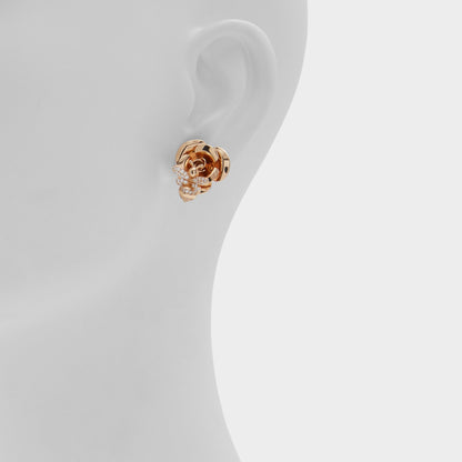 Bumblebees Gold/Clear Multi Women's Earrings - Earrings - Gold/Clear Multi
