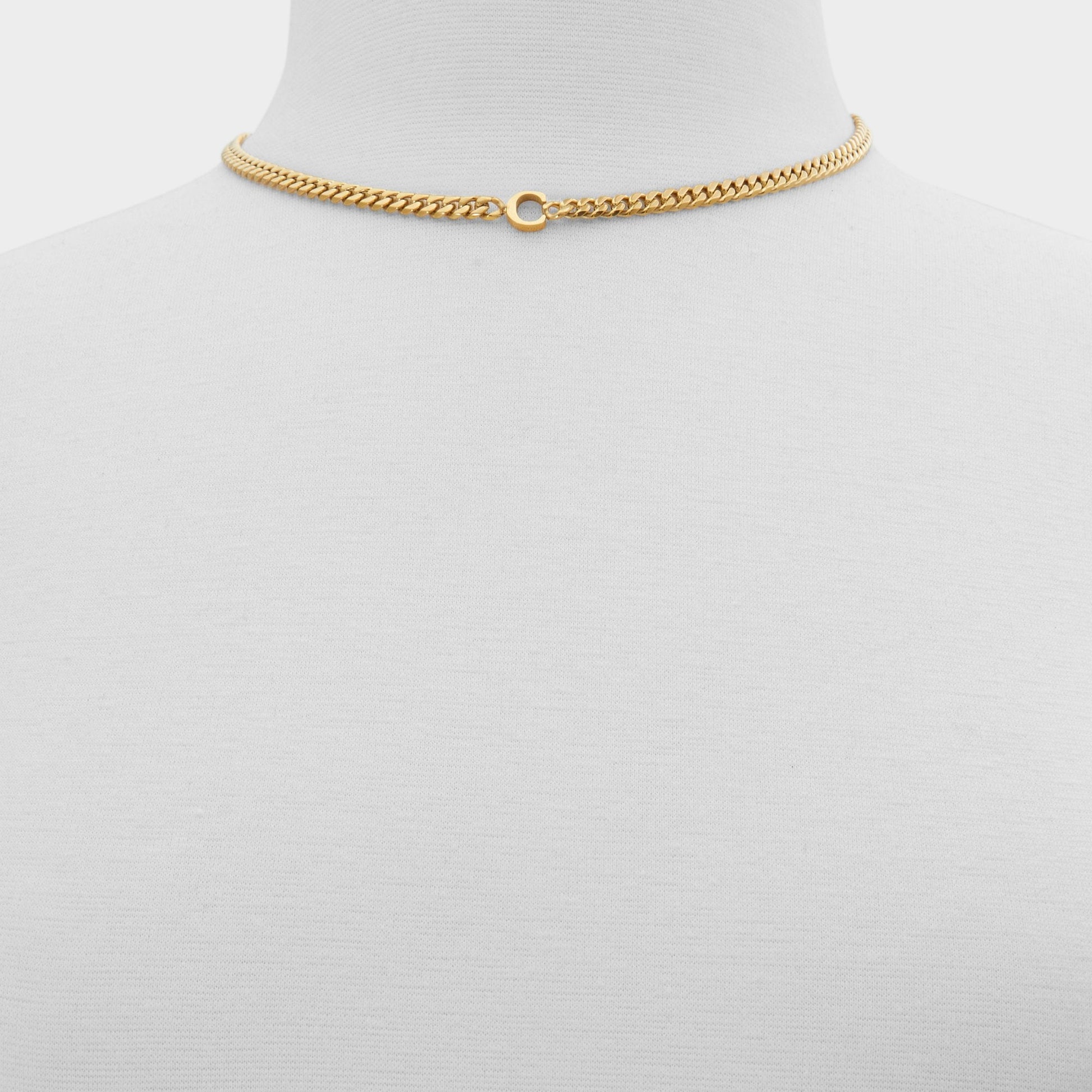 Yourletters Gold Women's Necklaces - Necklace - Gold