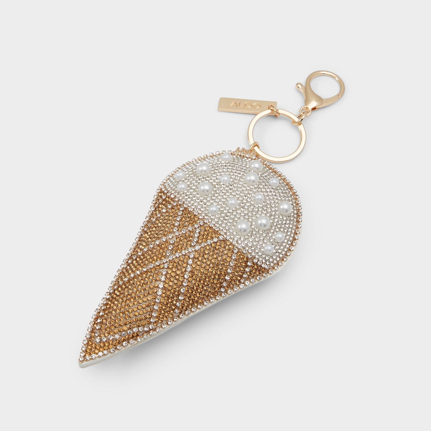 Scoops Gold/Clear Multi Women's Bag Charms & Keychains - Bag charm - Gold/Clear Multi