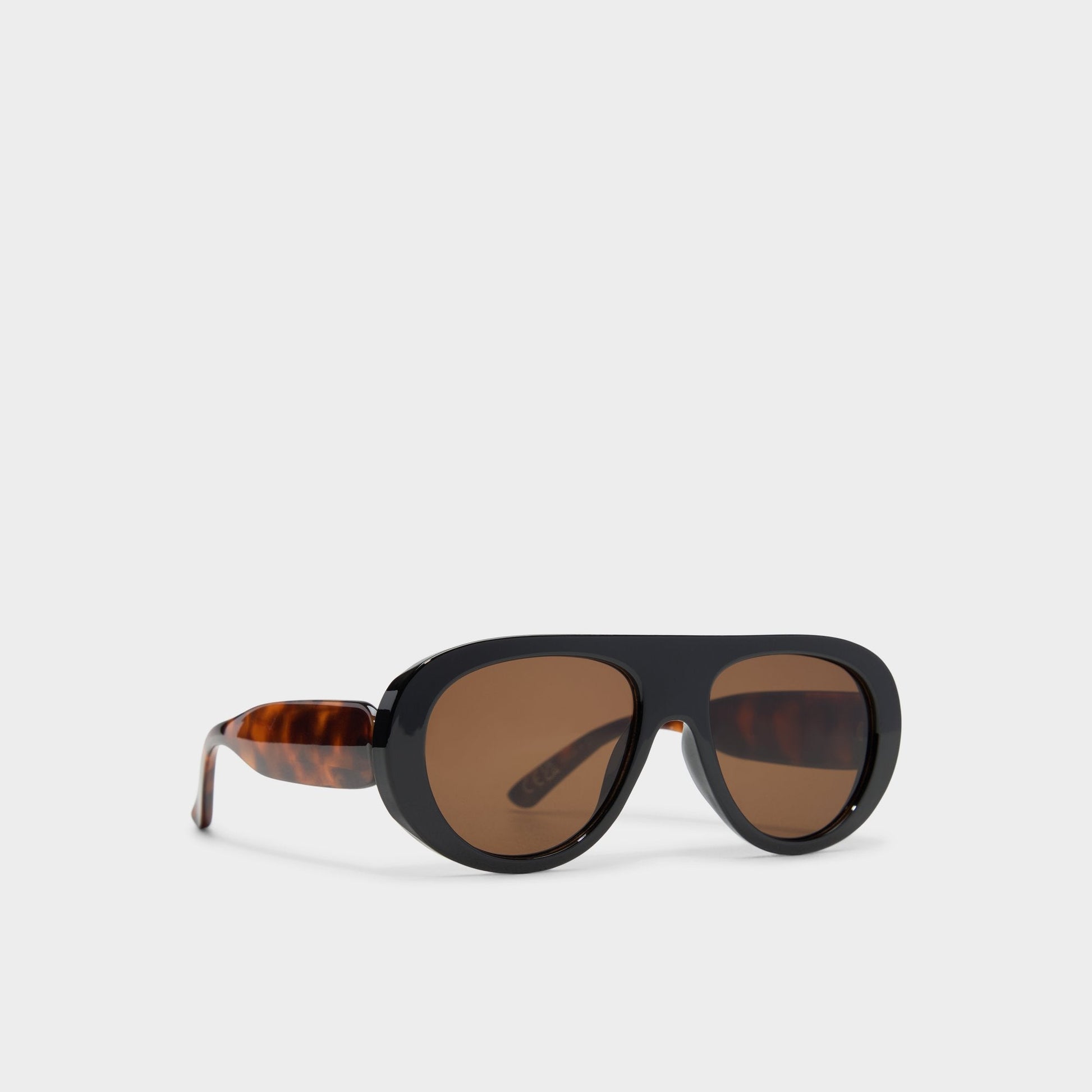 Harvveyx Other Brown Women's Round - Aviator sunglasses - Other Brown