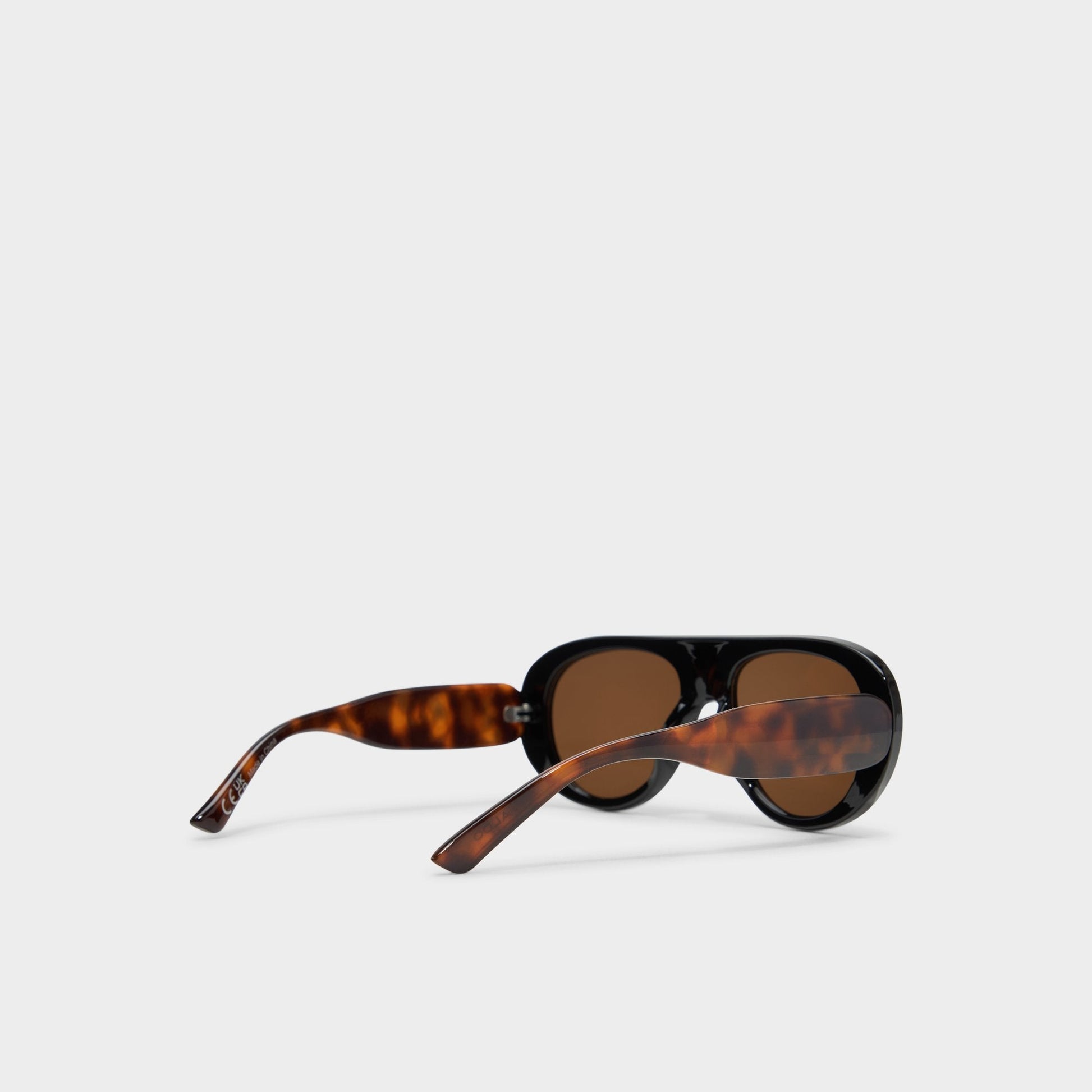 Harvveyx Other Brown Women's Round - Aviator sunglasses - Other Brown