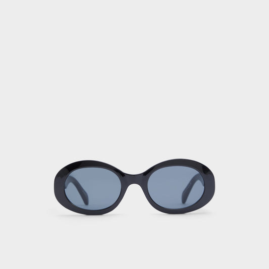 Celiane Black Women's Sunglasses - Oval sunglasses - Black