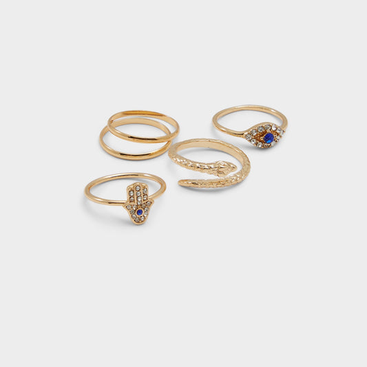 Eyeenvy Light Blue Women's Rings - Stackable rings - Light Blue