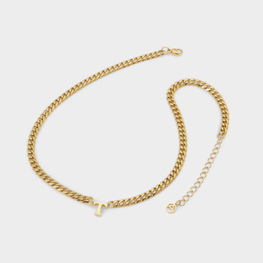 Yourletters Medium Yellow Women's Necklaces - Necklace - Medium Yellow