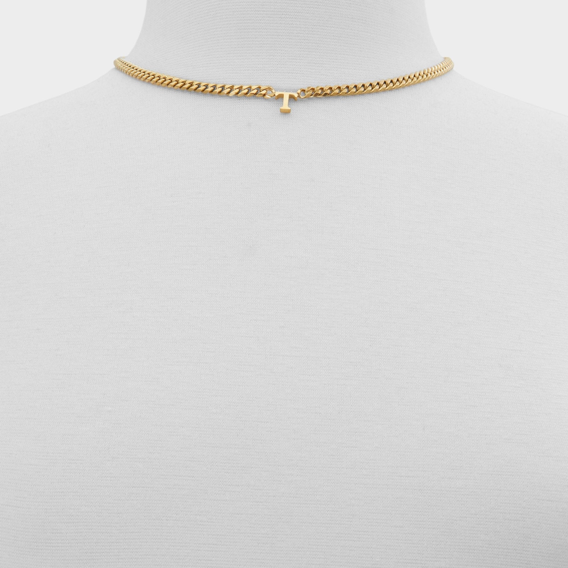 Yourletters Medium Yellow Women's Necklaces - Necklace - Medium Yellow