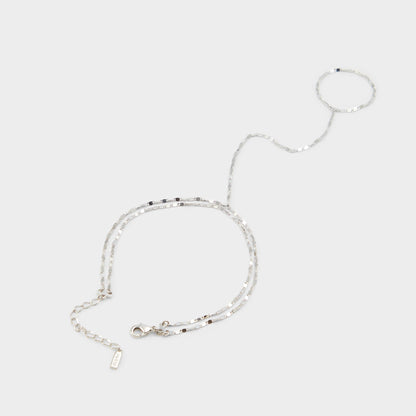 Talktothehand Silver Women's Bracelets - Hand chain - Silver
