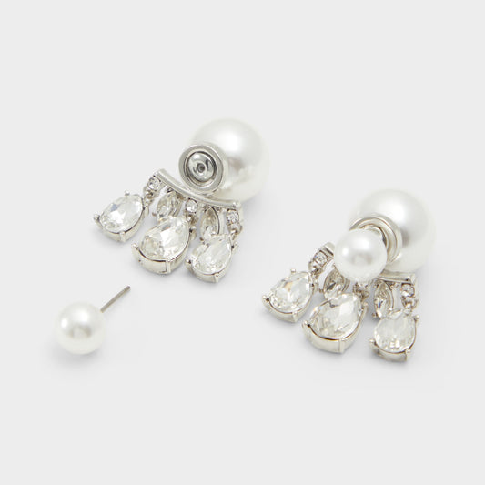 Olililith Silver/Clear Multi Women's Earrings - Earrings - Silver/Clear Multi