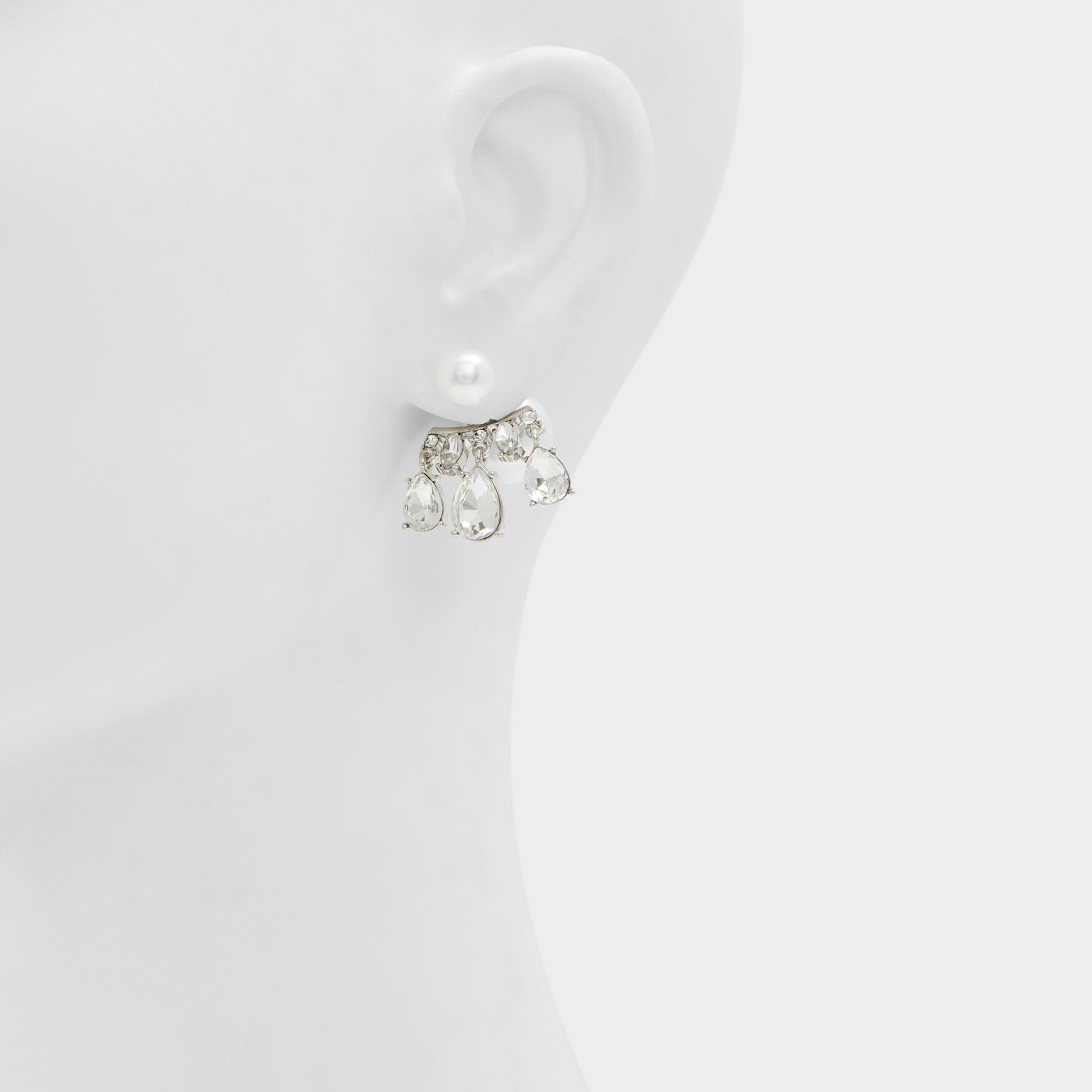 Olililith Silver/Clear Multi Women's Earrings - Earrings - Silver/Clear Multi