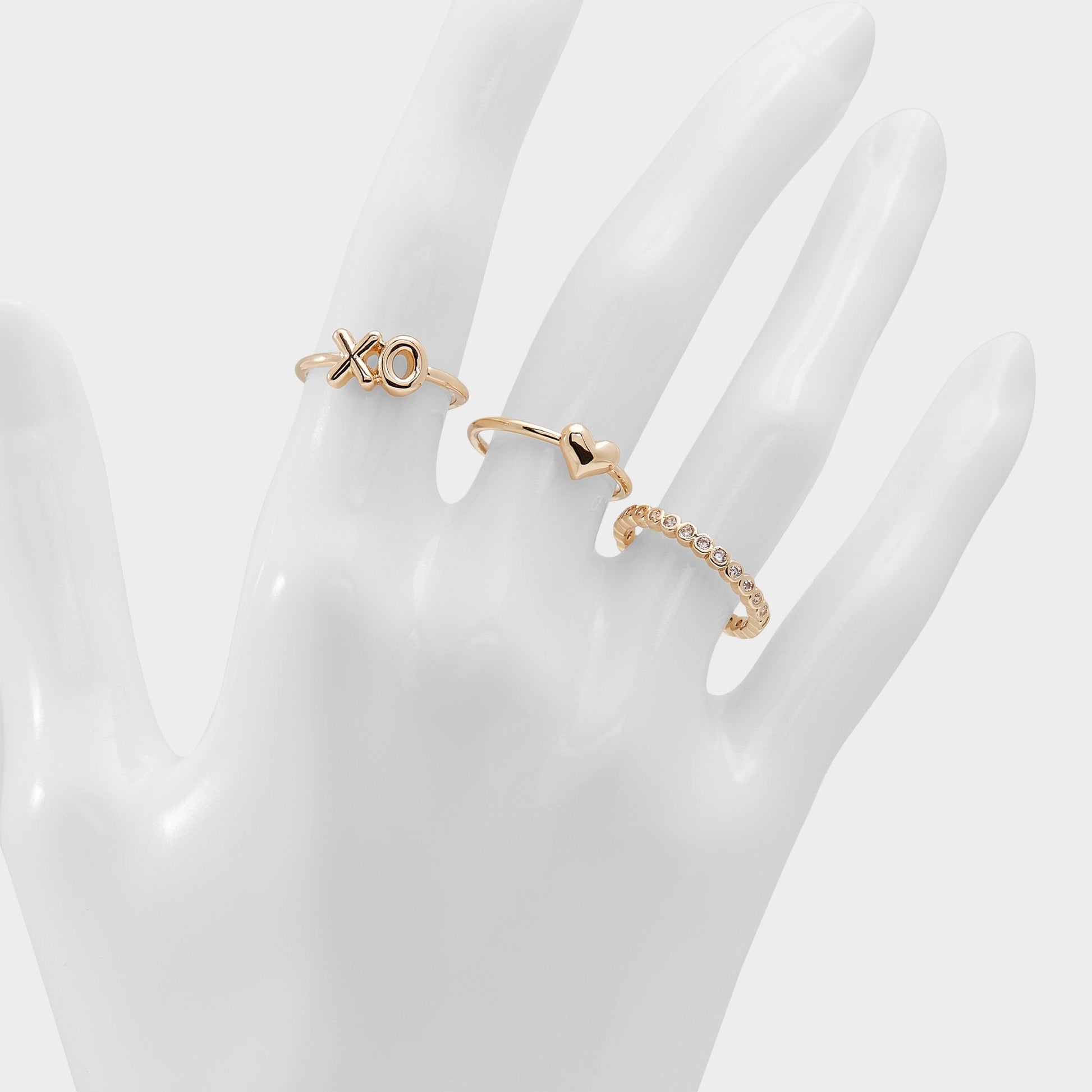 Sweetyheart Gold/Clear Multi Women's Cubic Zirconia - Ring - Gold/Clear Multi