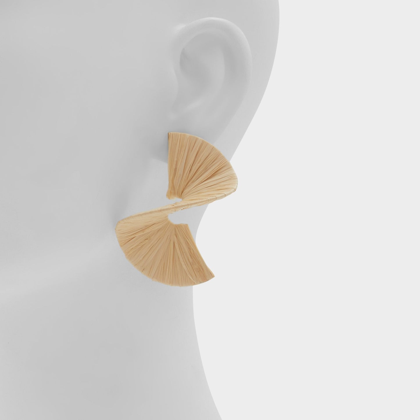 Fariasun Medium Beige Women's Earrings - Statement earrings - Medium Beige