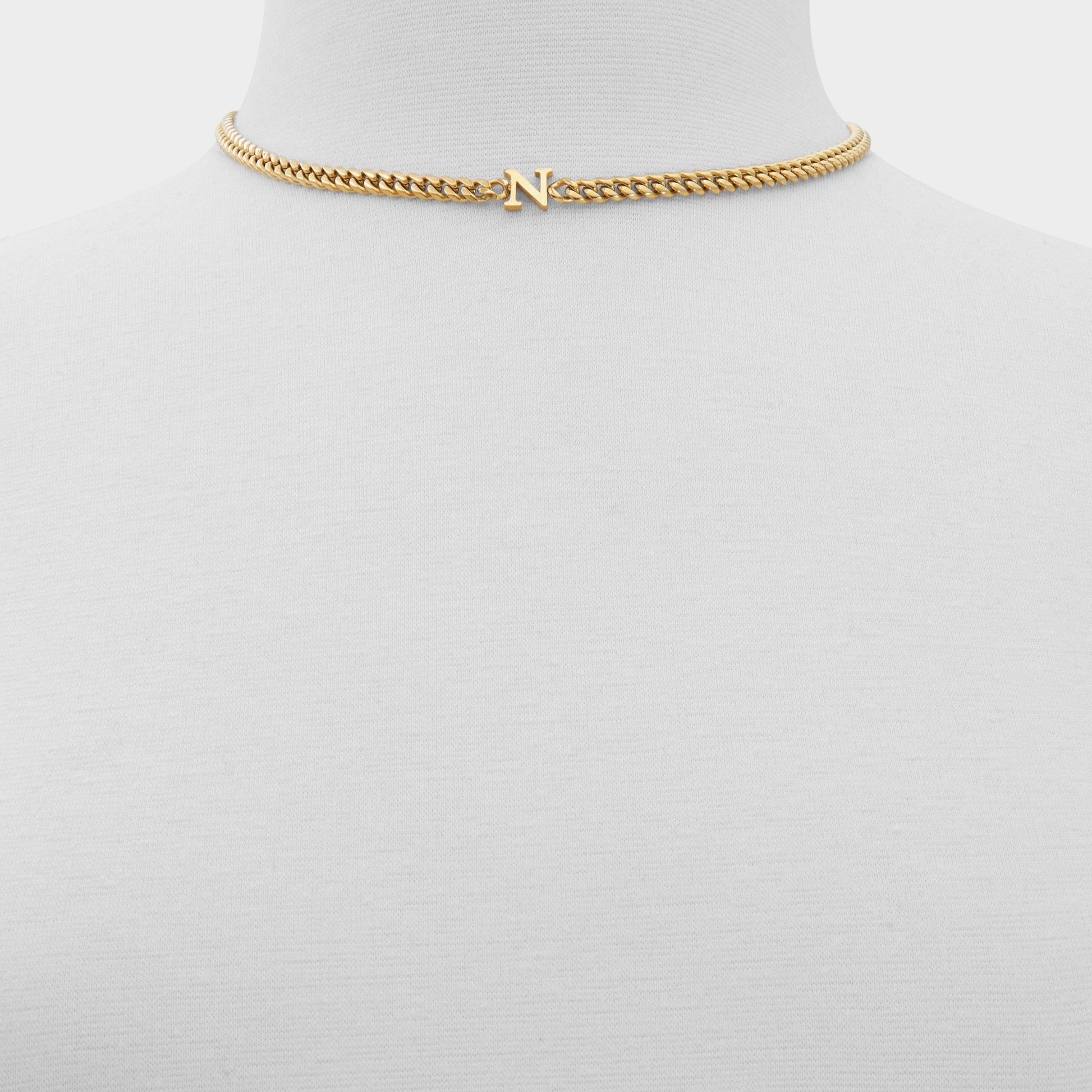 Yourletters Gold Women's Necklaces - Necklace - Gold