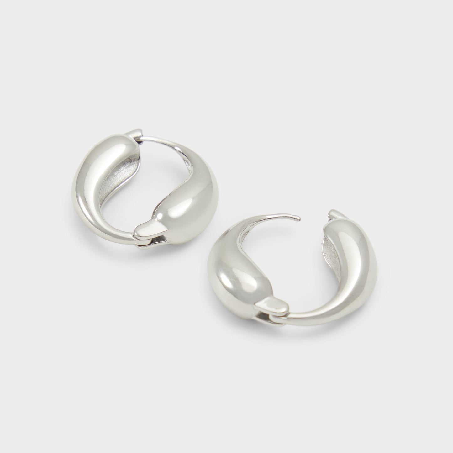 Cristyna Silver Women's Earrings - Hoop earrings - Silver