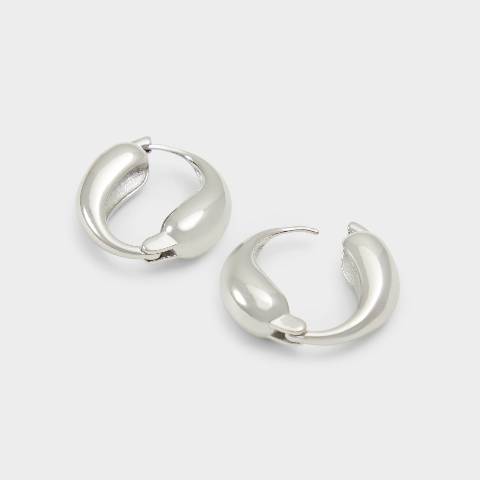 Cristyna Silver Women's Earrings - Hoop earrings - Silver