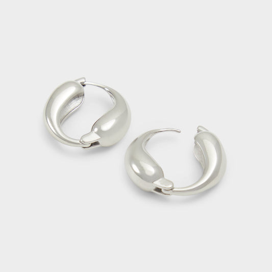 Cristyna Silver Women's Earrings - Hoop earrings - Silver