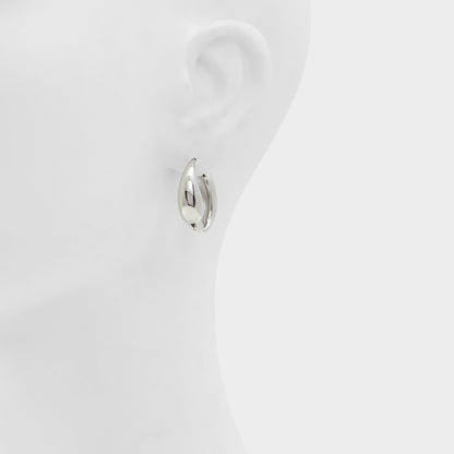 Cristyna Silver Women's Earrings - Hoop earrings - Silver