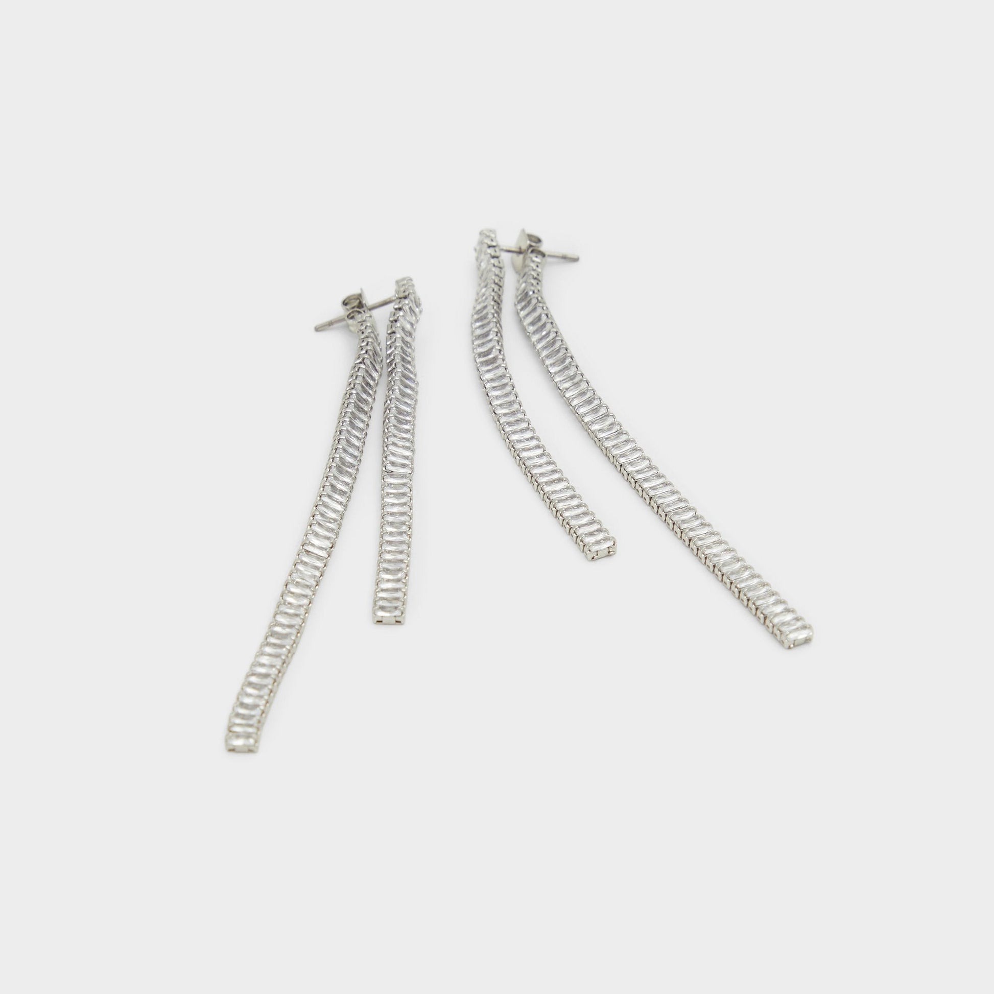 Svetna Silver/Clear Multi Women's Earrings - Drop earrings - Silver/Clear Multi