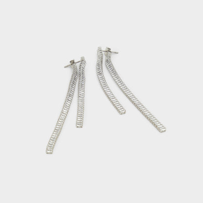 Svetna Silver/Clear Multi Women's Earrings - Drop earrings - Silver/Clear Multi