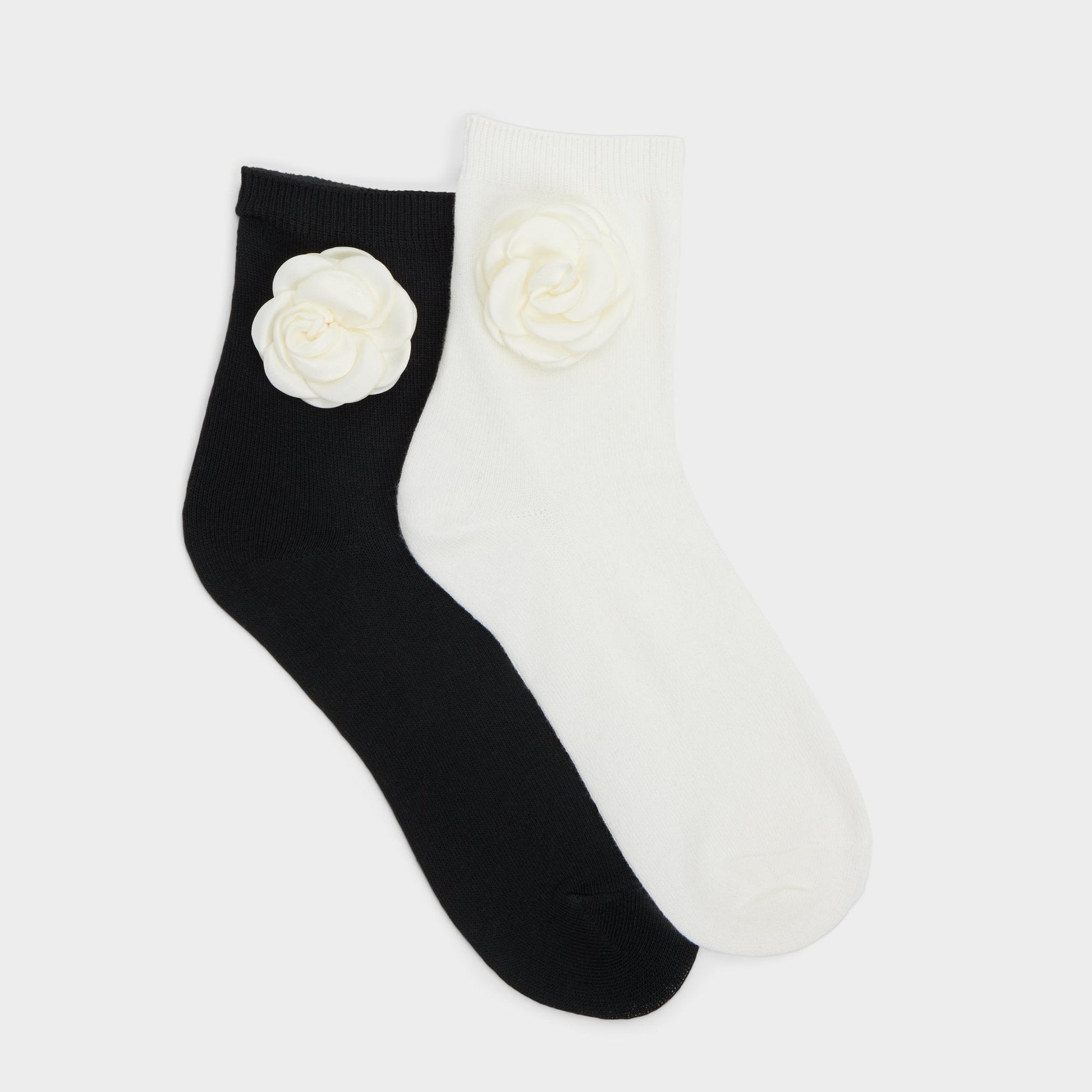 Rosettesocks Black/White Women's Socks - Socks - Black/White