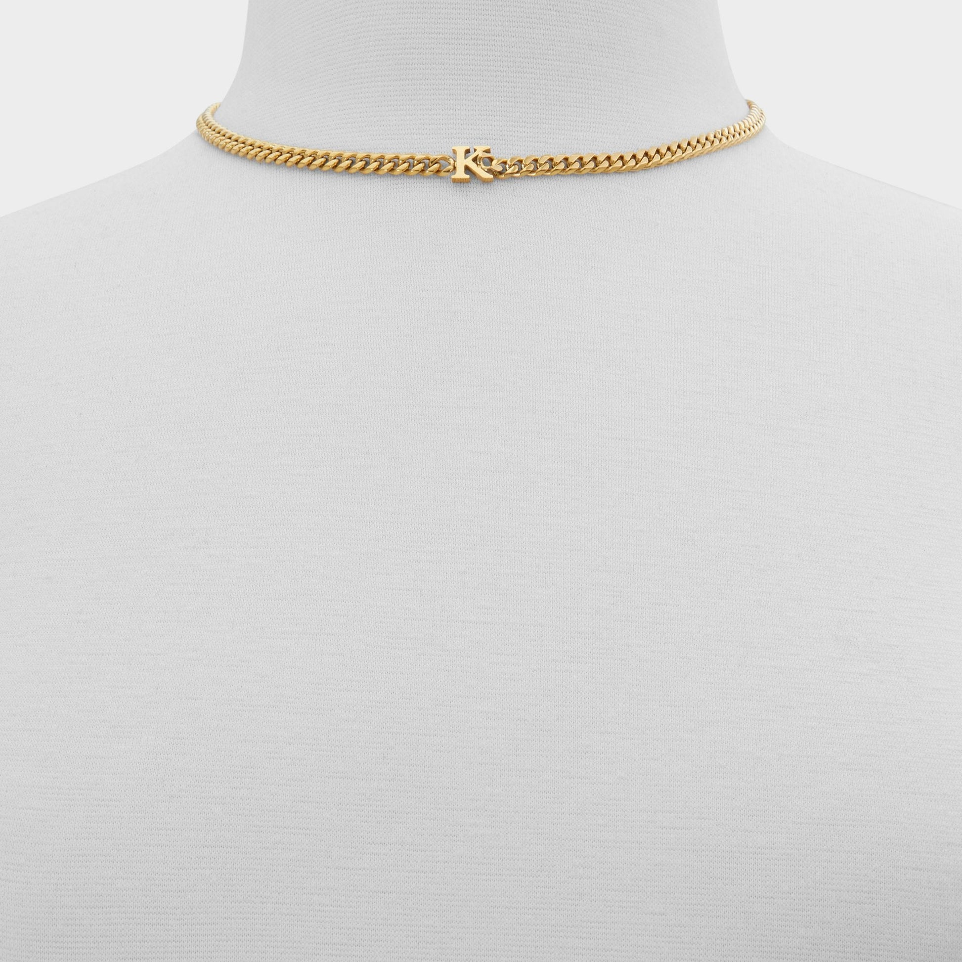 Yourletters Gold Women's Necklaces - Necklace - Gold