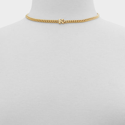 Yourletters Gold Women's Necklaces - Necklace - Gold